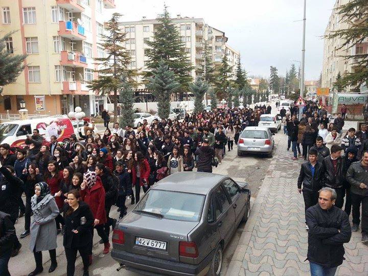 Ereğli Özgecan Aslan İçin Yürüdü