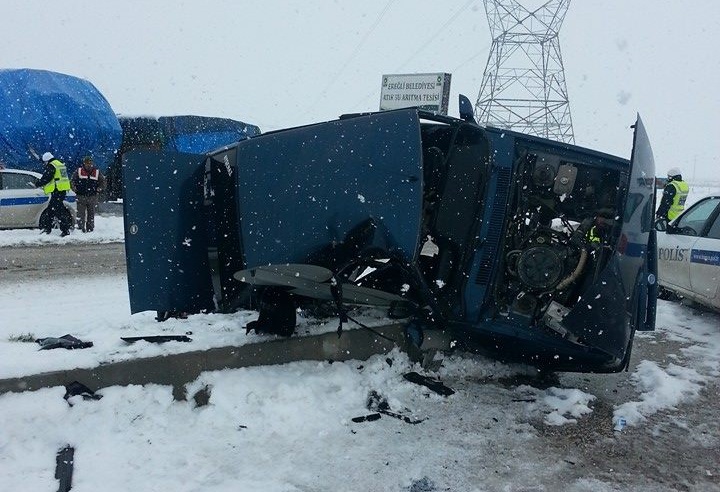 Karayoluna Çıkan Köpek Kazaya Neden Oldu