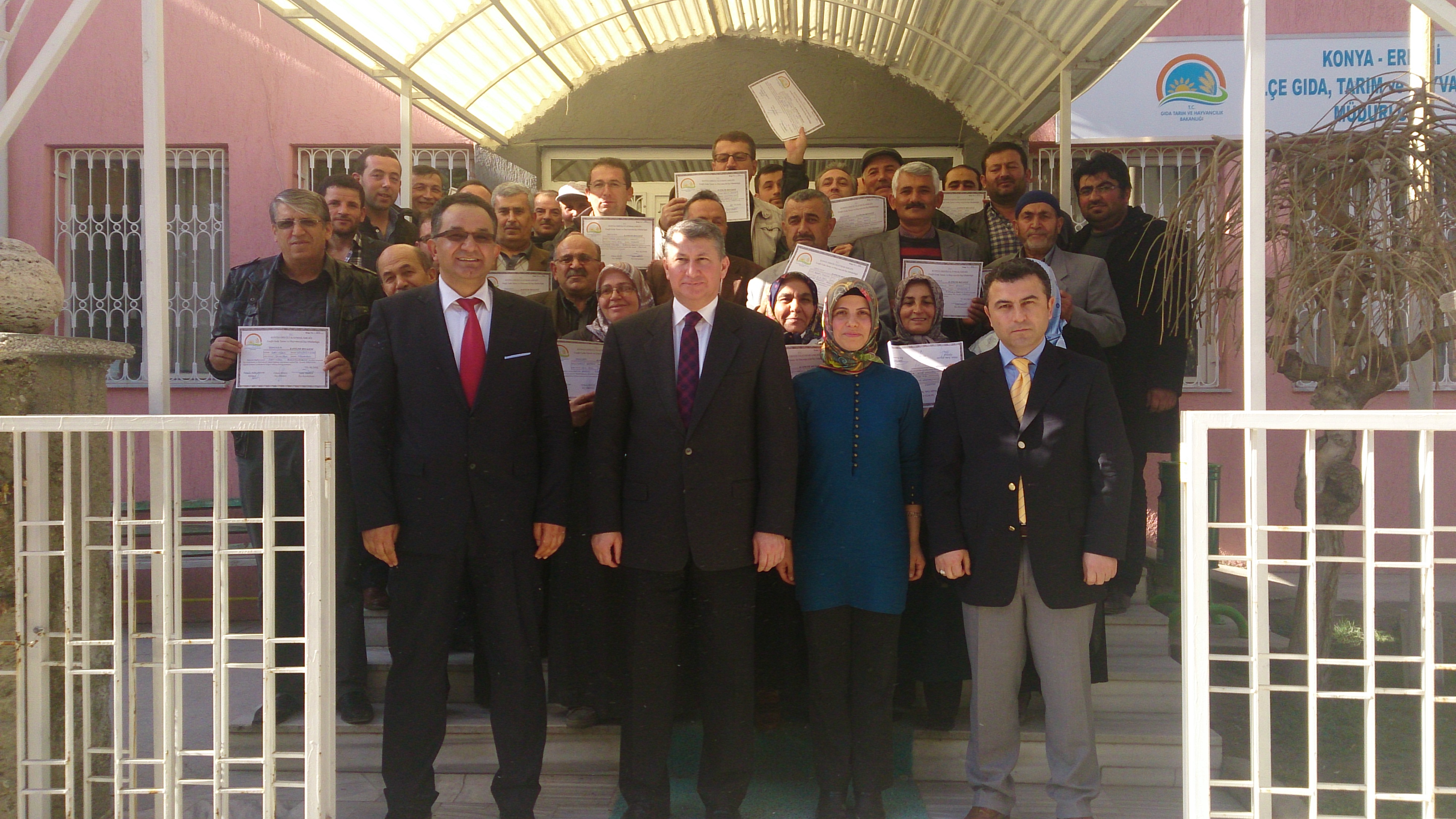 Arıcılık Kursu Sertifika Töreni Yapıldı