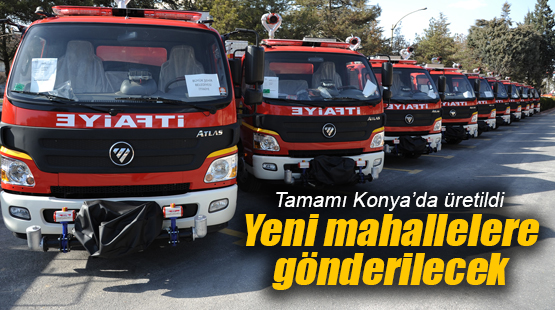 Konya İtfaiyesi Şimdi Daha Güçlü