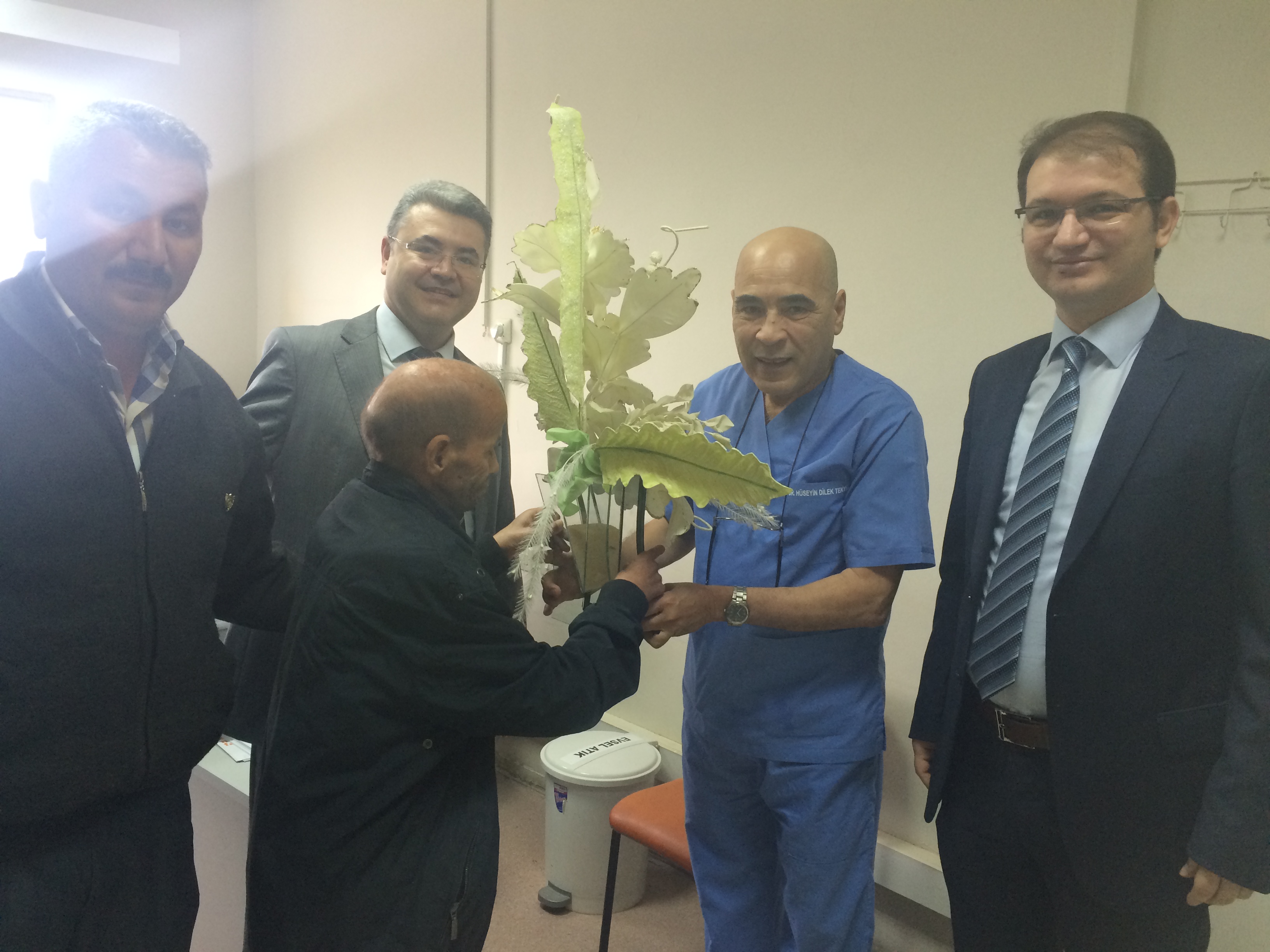 DEVLET HASTANESİNDE DUYGULANDIRAN BULUŞMA