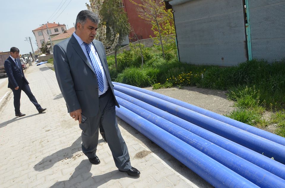 ASBESTLİ BORULAR DEĞİŞTİRİLİYOR