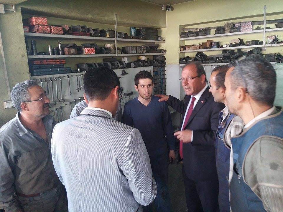Hüseyin Oprukçu Sanayi Esnafını Ziyaret Etti
