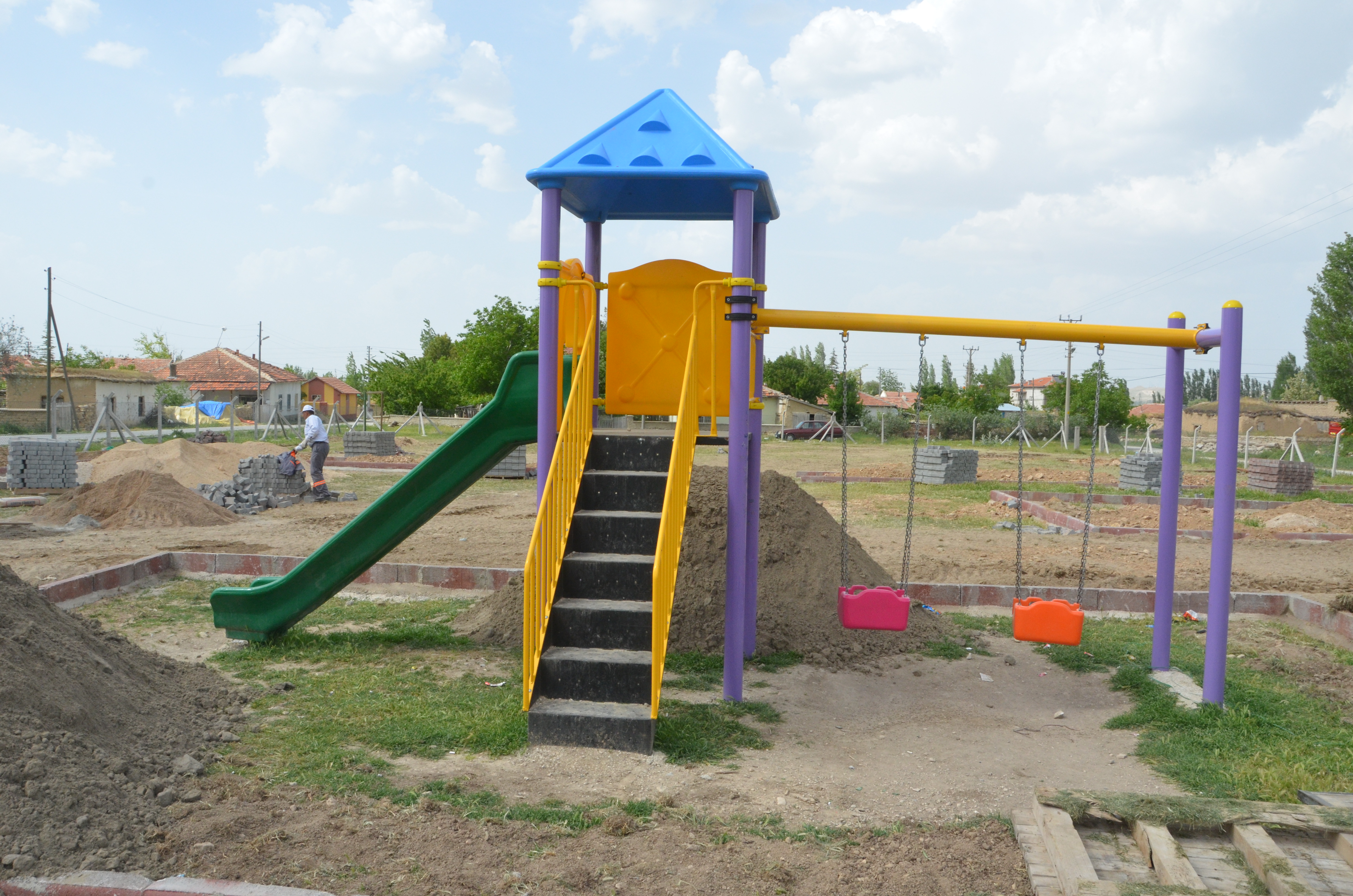 Orhaniye Parkında Çalışmalar Hızlandı