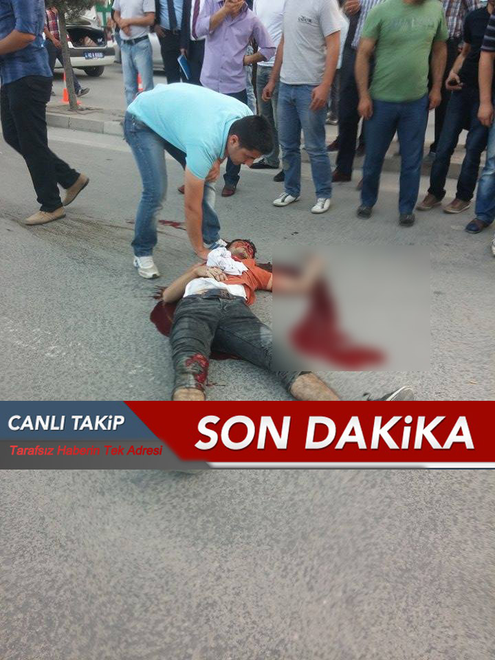 KAMYONET MOTORSİKLETE ÇARPTI  1 AĞIR 2 YARALI