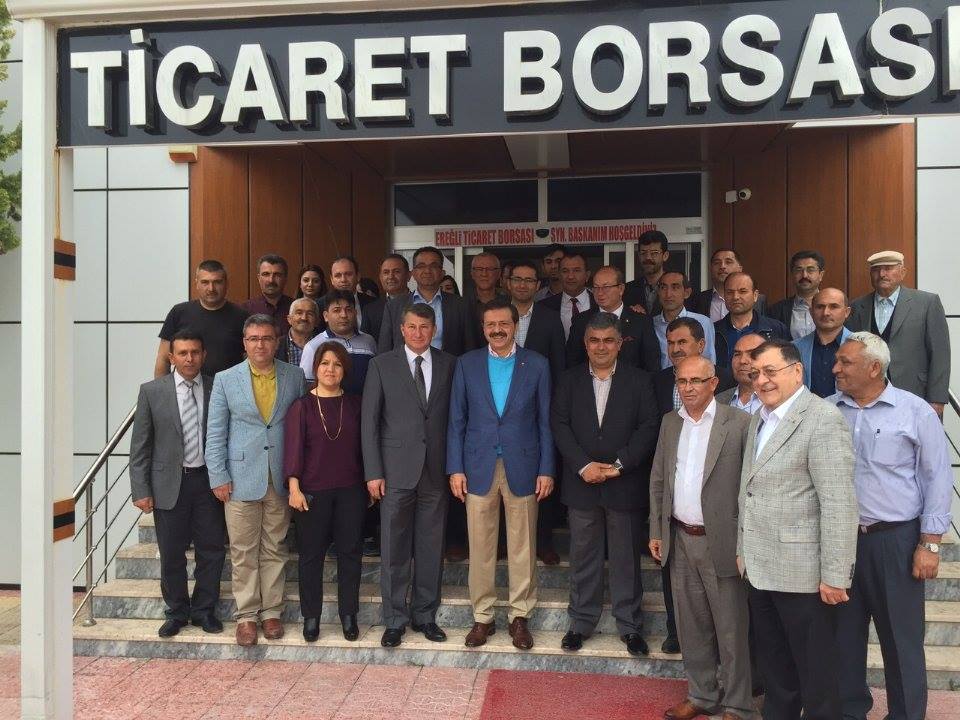 Türkiye Odalar Ve Borsalar Birliği (TOBB) Başkanı Rıfat Hisarcıklıoğlu, Ereğli’ye Geldi