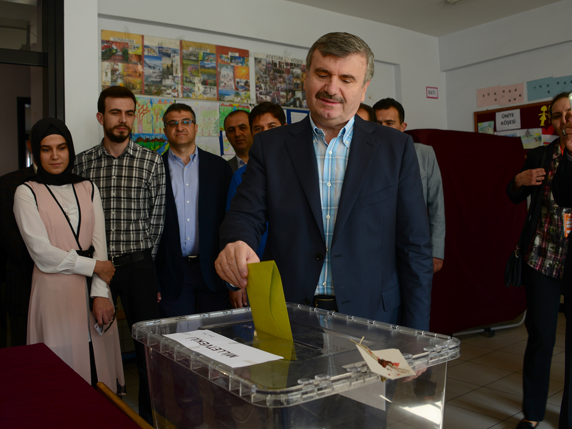 Başkan Akyürek Oyunu 2022 Nolu Sandıkta Kullandı