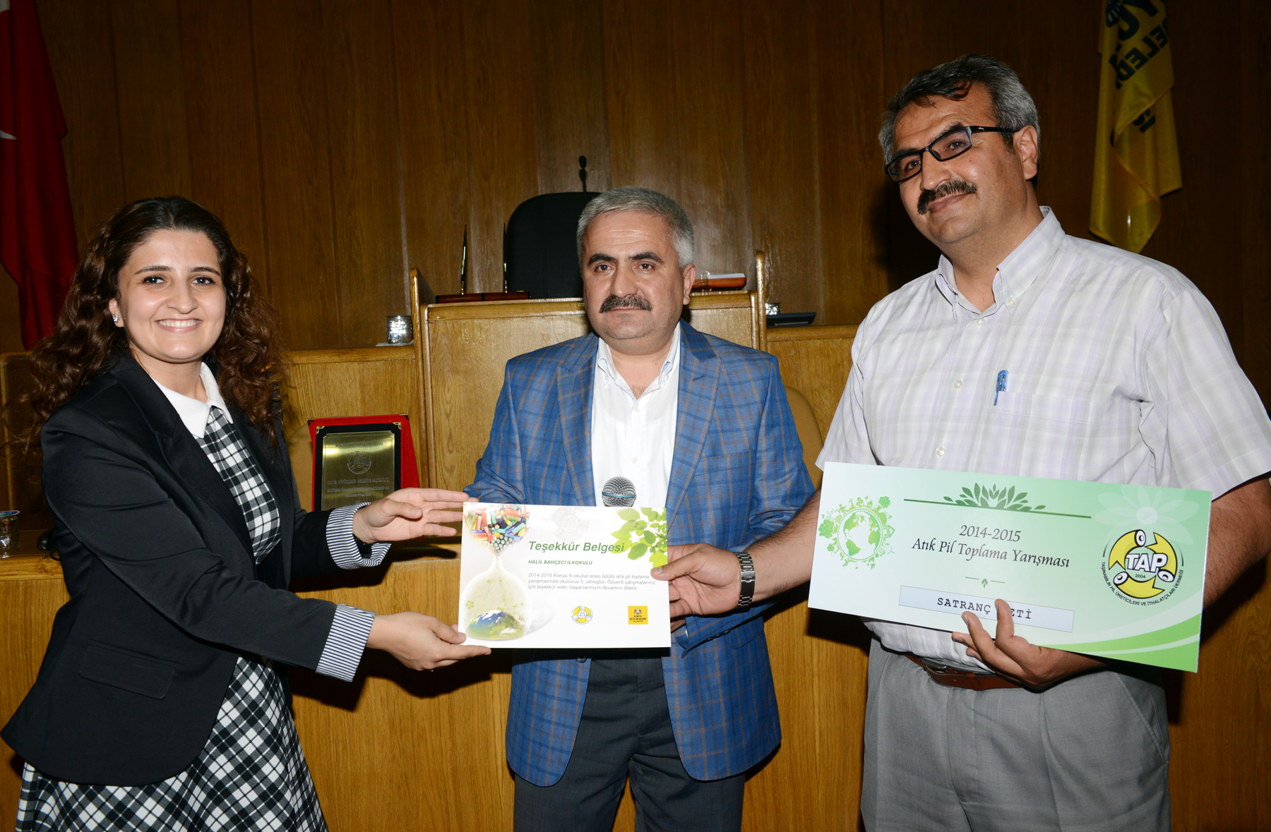 Büyükşehir’den Atık Pil Gönüllülerine Ödül