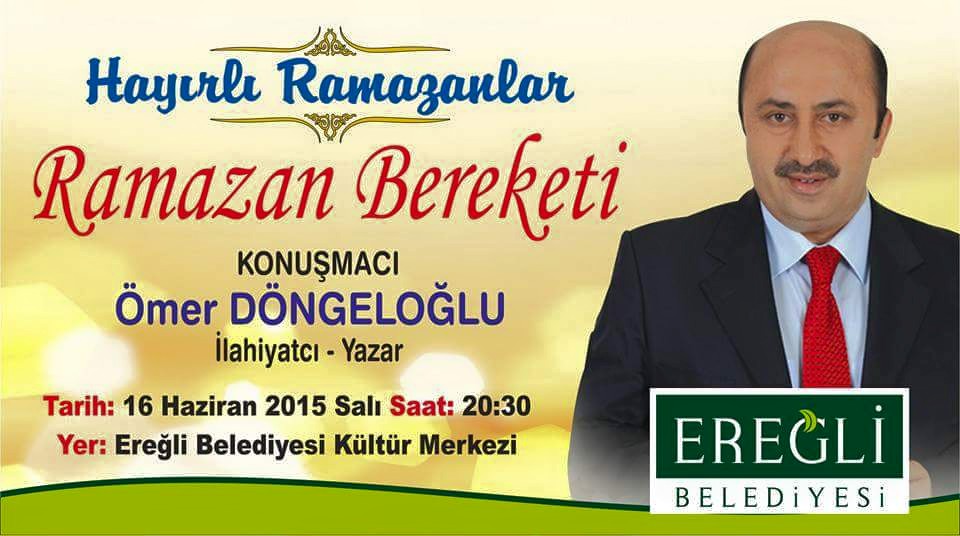 Döngeloğlu Konferans Verecek