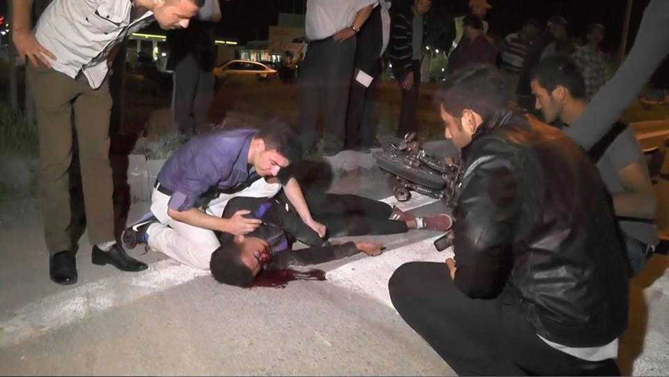 Otomobil ile Motosiklet çarpıştı:1ağır yaralı