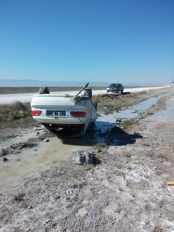 Göreve Giden Sağlık Ekipleri Kaza Yaptı: 2 Yaralı