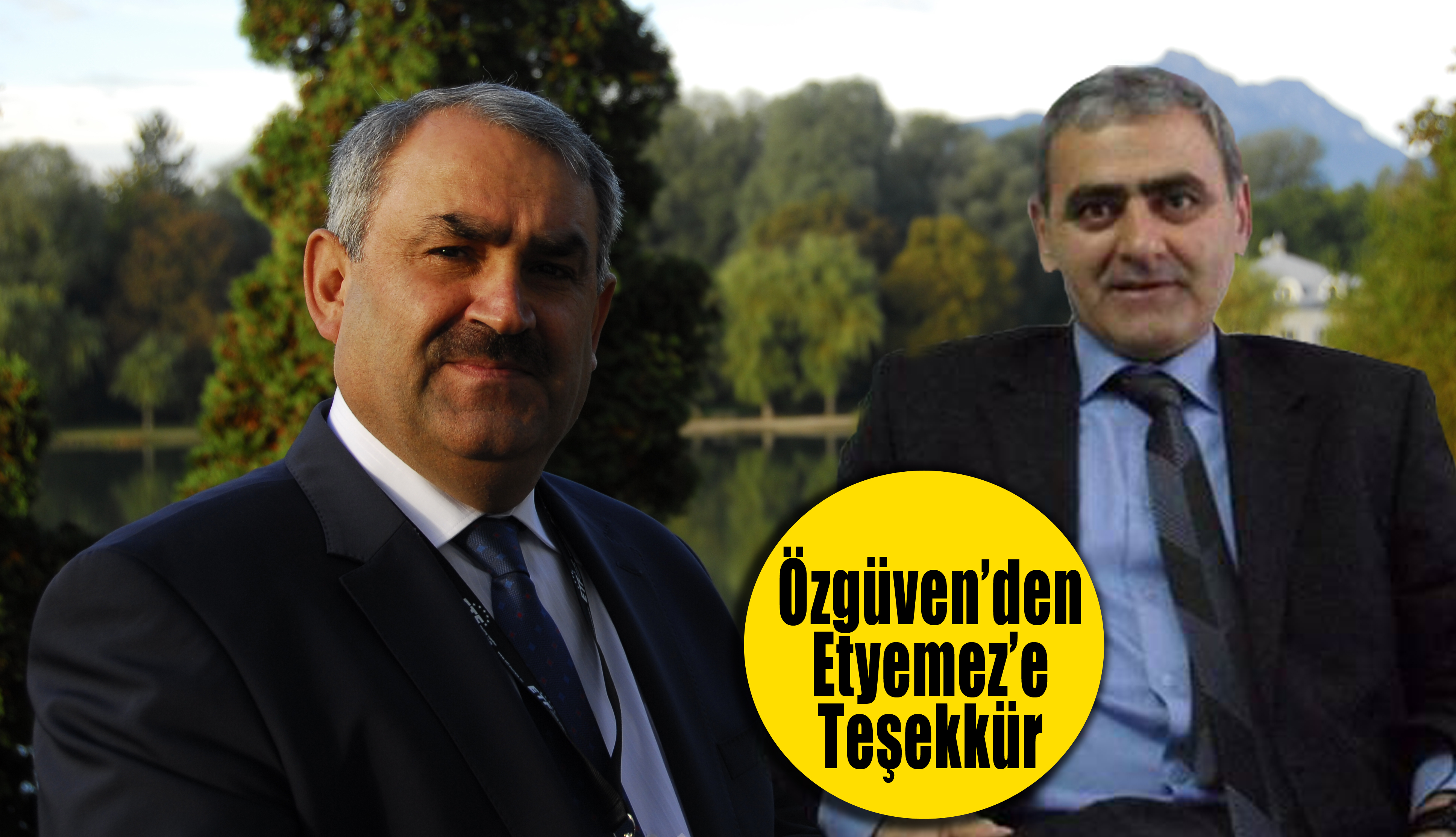 ÖZGÜVEN’DEN TEŞEKKÜR AÇIKLAMASI