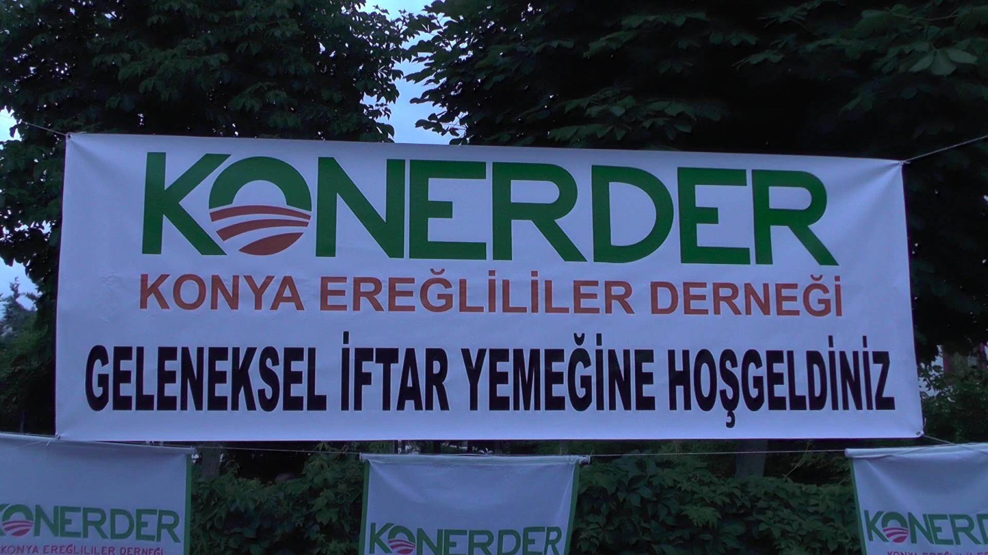 KONERDER EREĞLİ’DE İFTAR YEMEĞİ VERDİ