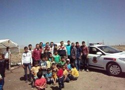 Jandarma Trafik Ekipleri Tarım İşçileriyle Bayramlaştı