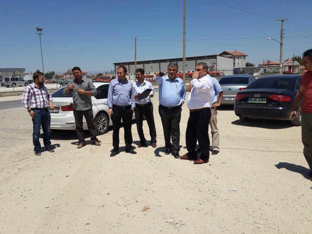 Türkmen Kavşağında İncelemelerde Bulundular