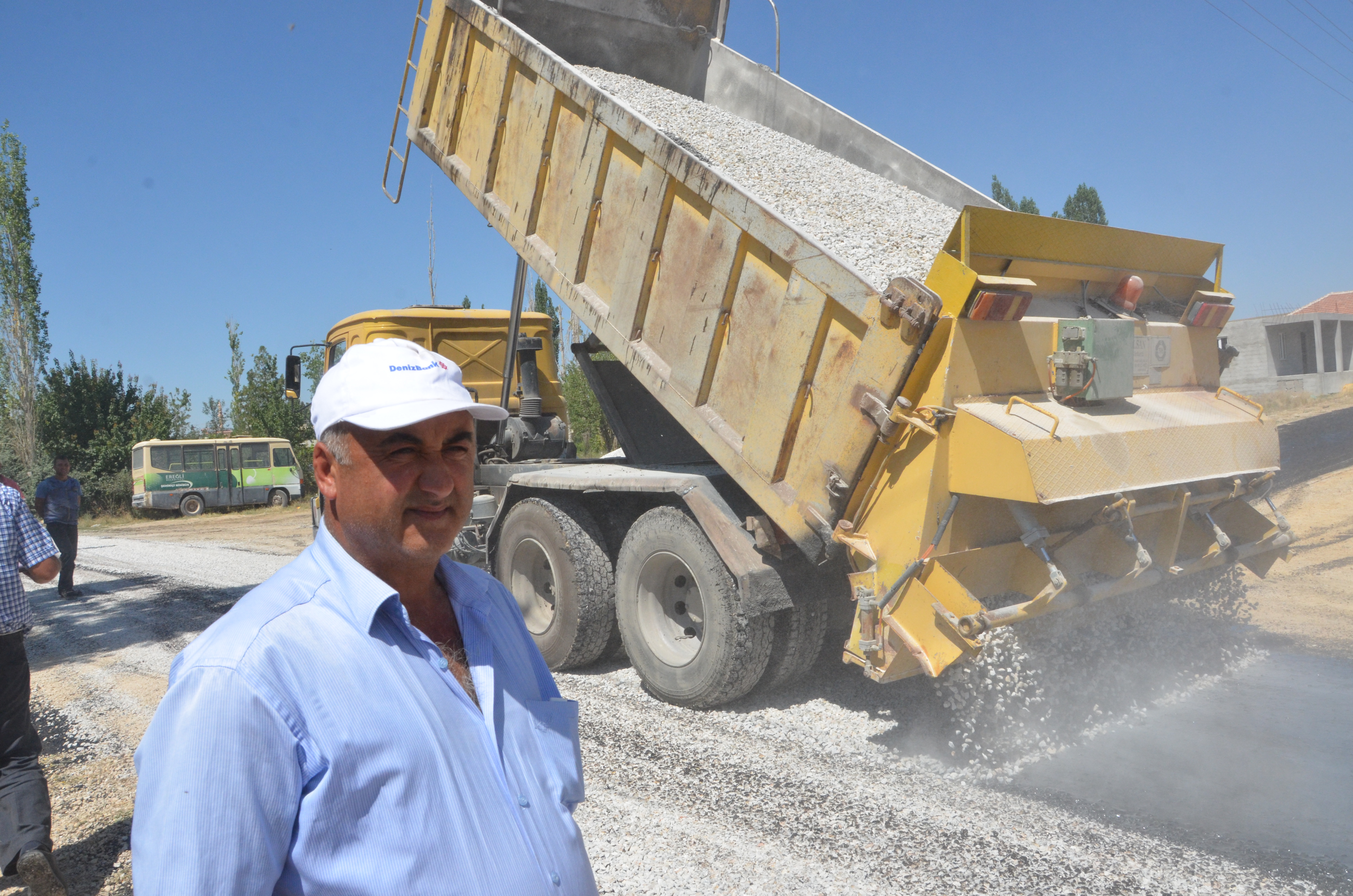 Koraş Mevkii’nde Soğuk Asfalt Sevinci