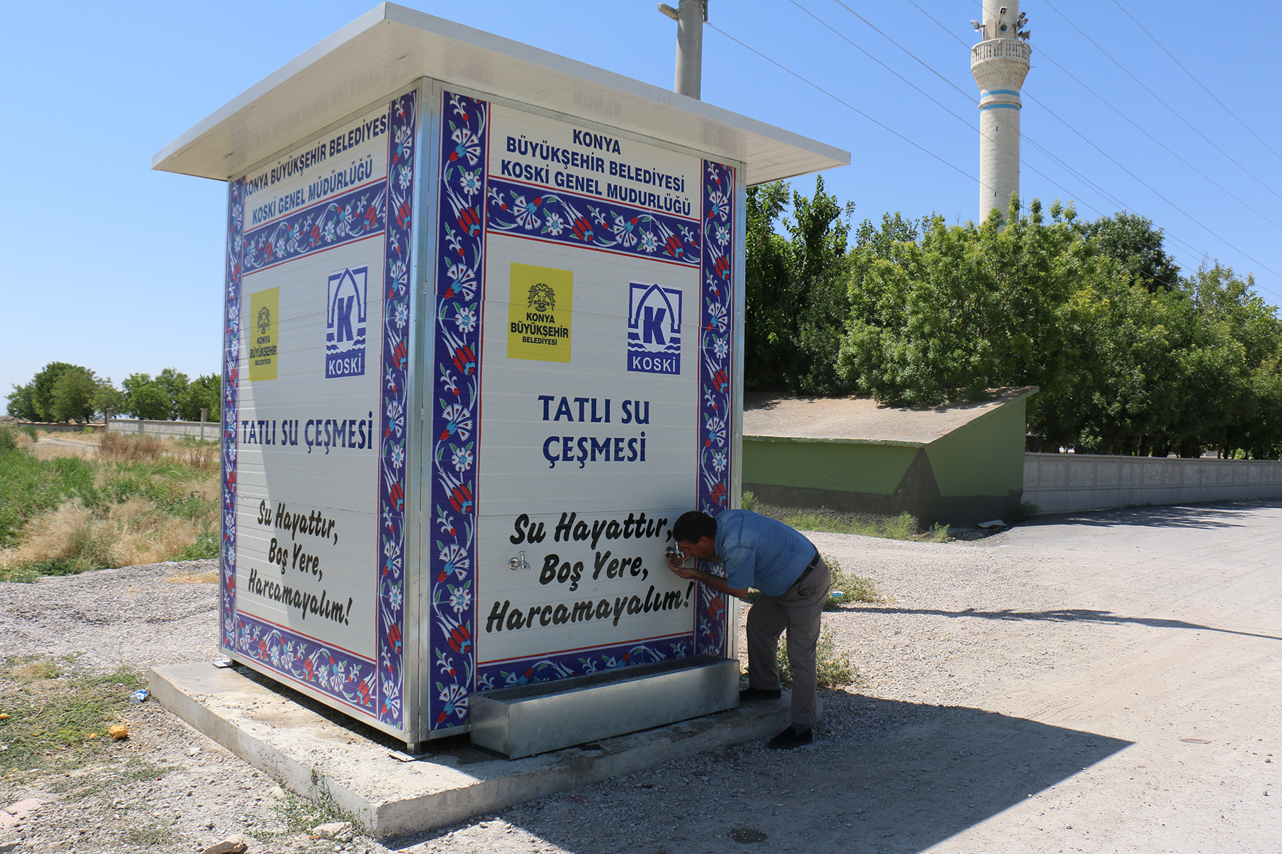 Mahallelere Kaynak Suyu Sebilleri Yapılıyor