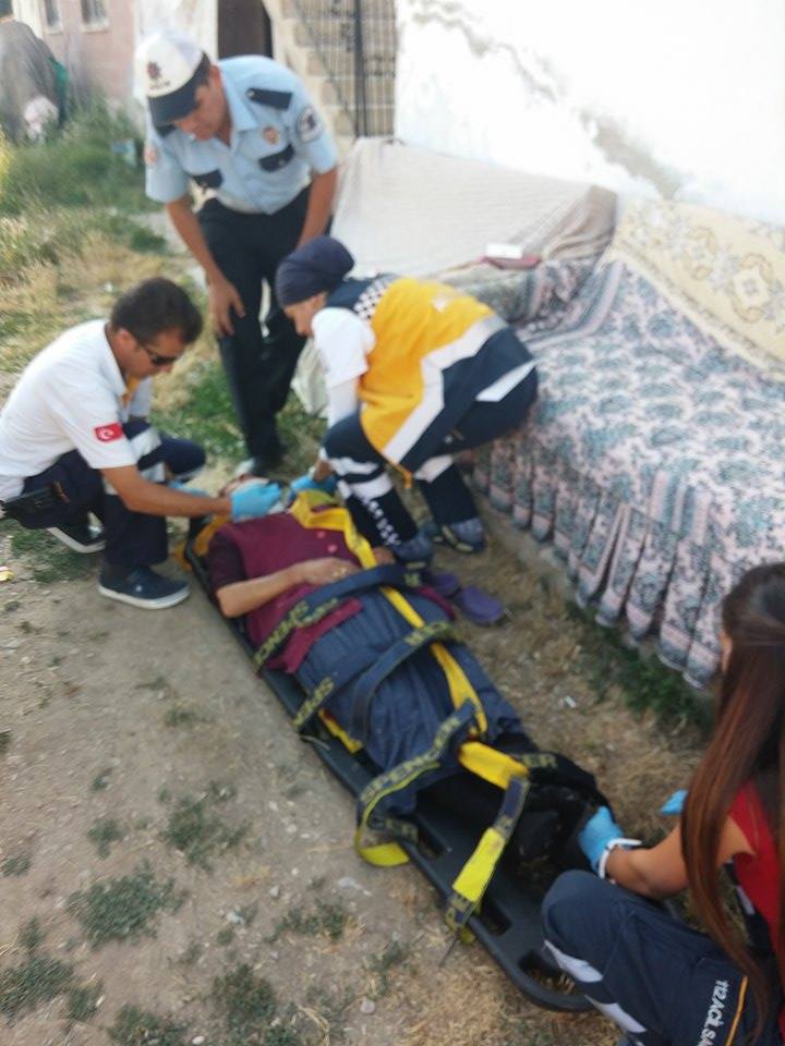 Şarjlı  Bisikletin Çarptığı Yaşlı Kadın Yaralandı