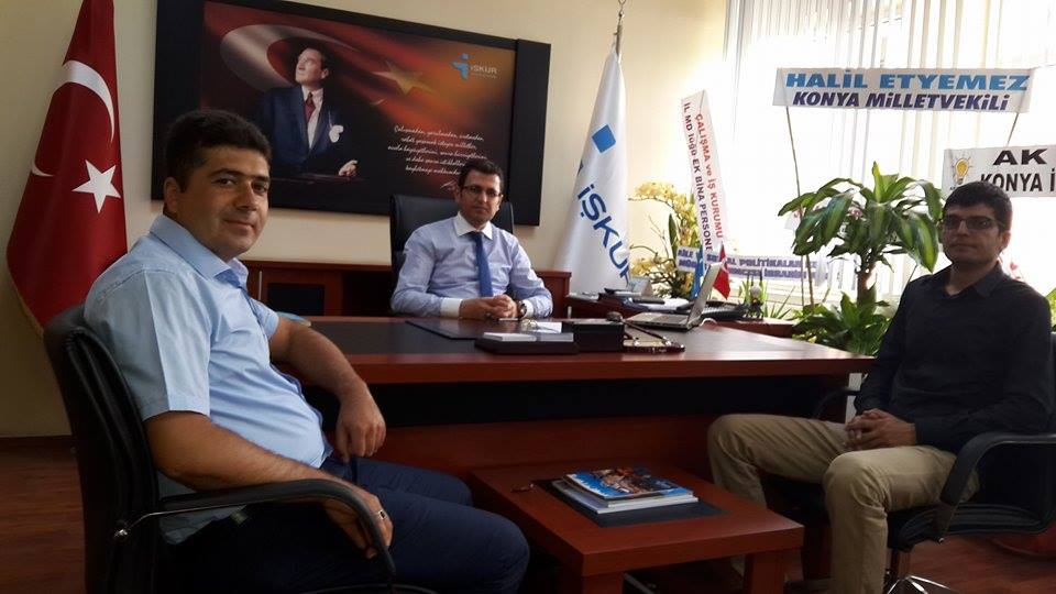 TATLISU,KONYA İŞKUR İL MÜDÜRÜ KELEŞ’İ ZİYARET ETTİ