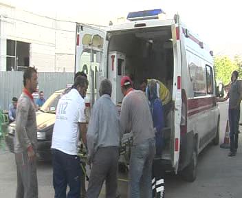 Yüksekten düşen işçi yaralandı