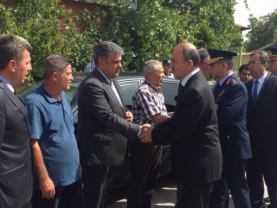 Vali Erol Şehit Yakınlarına Taziye’de Bulundu