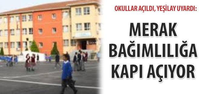 Okullar açıldı, Yeşilay uyardı