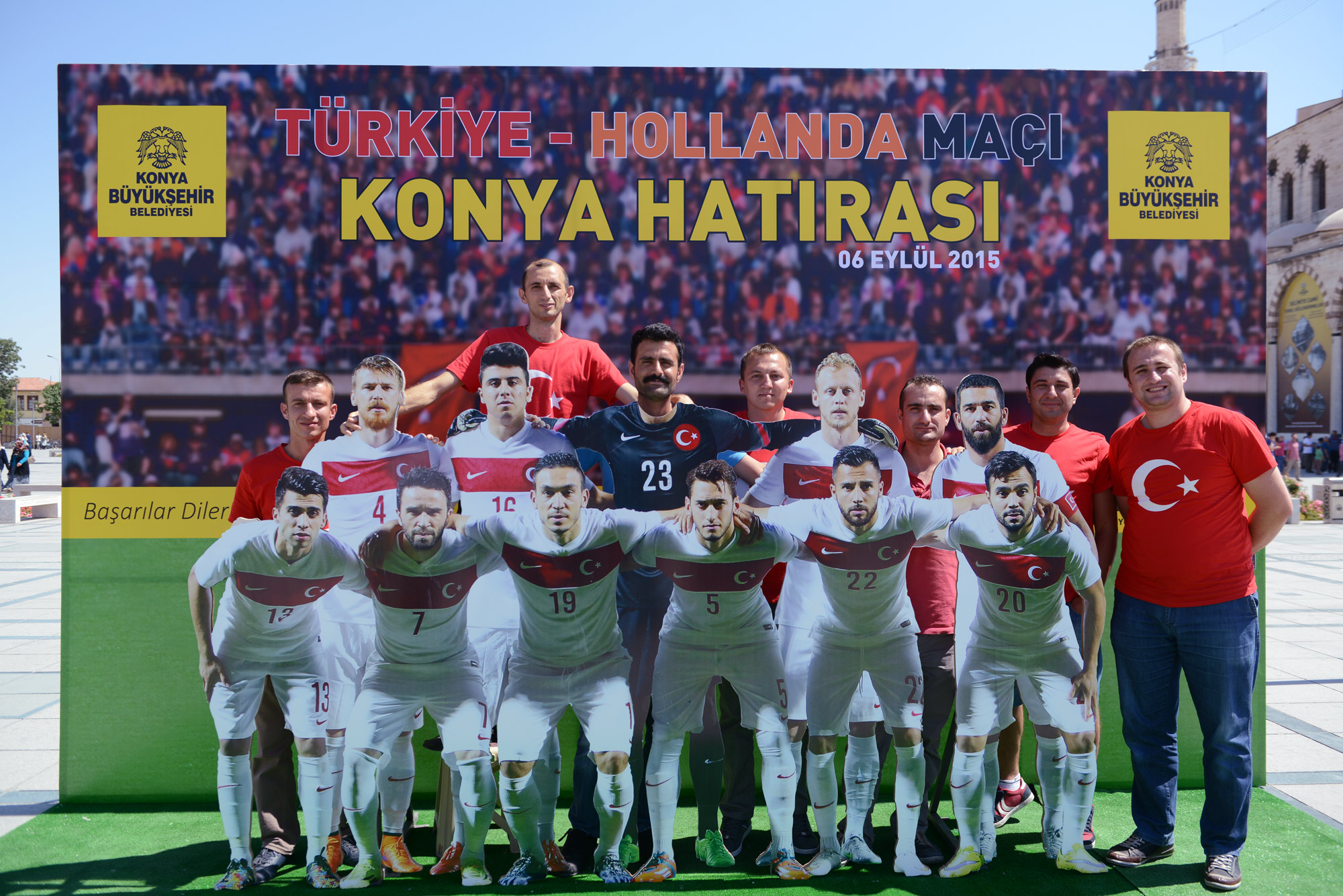 Milli Maçlar Öncesi Kurulan Hatıra Köşesi İlgi Gördü