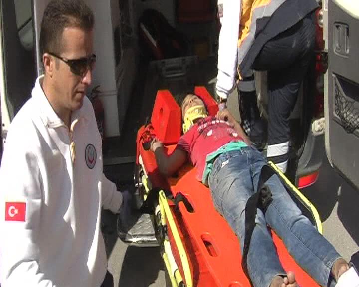 Otomobilin yayaya çarpması sonucu 1 kişi yaralandı