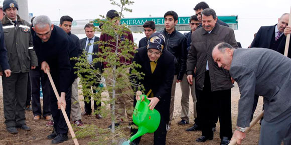 Meram’da Şehit Aileleri Hatıra Ormanı Oluşturuldu