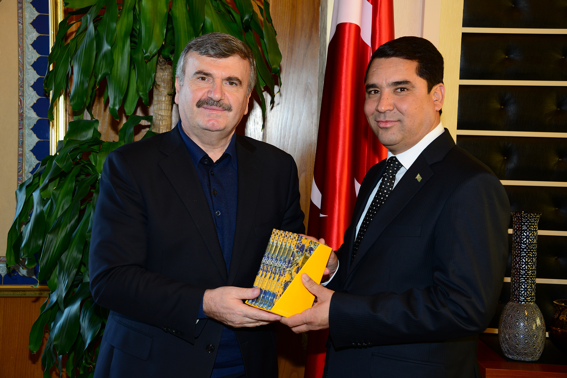 Türkmen Heyet Başkan Akyürek’i Ziyaret Etti