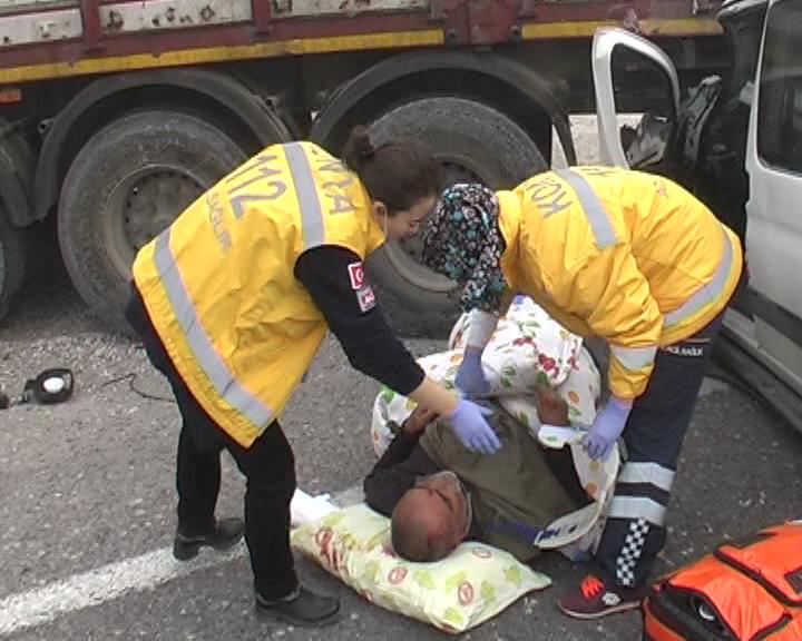 Yoğun sis kazaya neden oldu: 1 yaralı