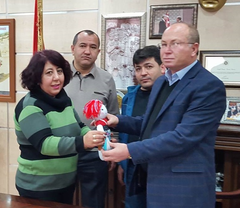 ÜNLÜ’YE TEŞEKKÜR ZİYARETİ