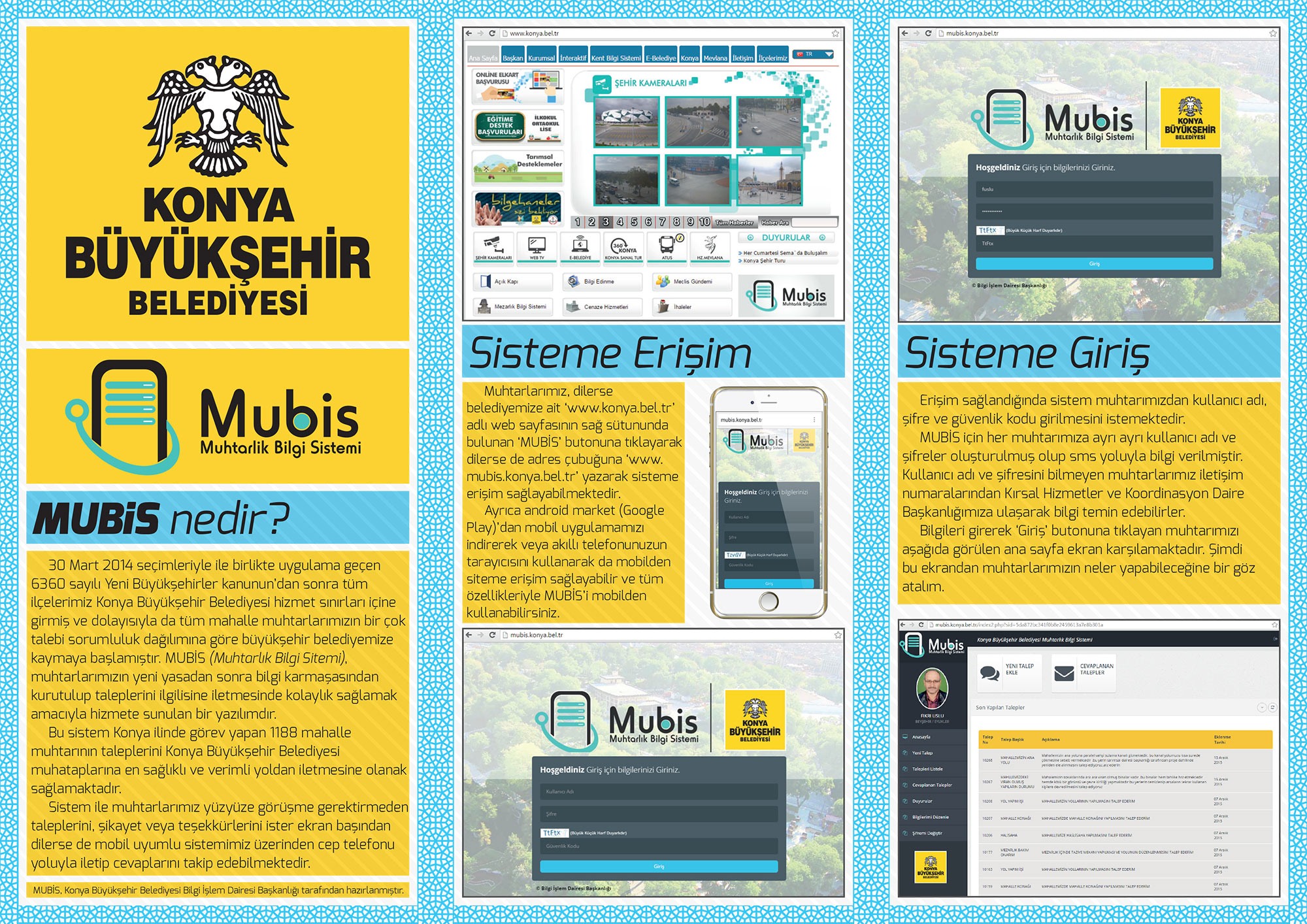 Büyükşehir’den Muhtarlık Bilgi Sistemi