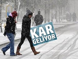 Konya ve Çevresi İçin Kar Uyarısı