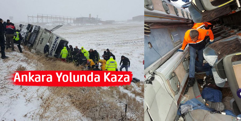 Ankara Yolunda Otobüs Kazası: 9 ölü