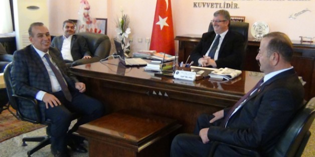 Kaymakam Yaran’a Karamercan'dan Ziyaret