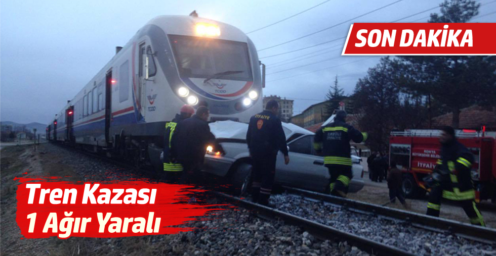 Tren Kazası: 1 Ağır yaralı