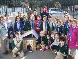 KARACİĞAN İZCİLERİNDEN SOKAK KEDİLERİNE BARINAK