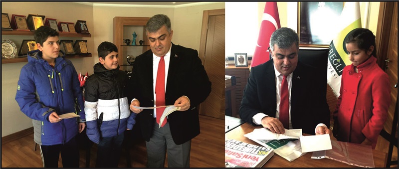 Karne Sevinçlerini Başkan Özgüven'le Paylaştılar