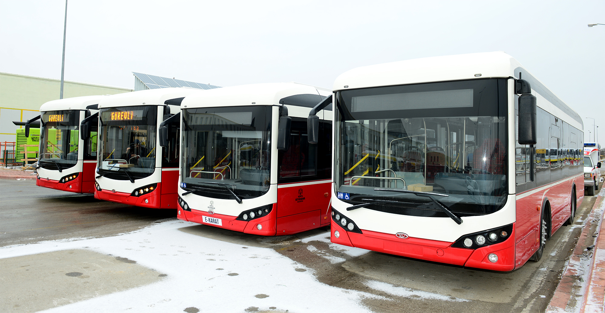 Türkiye’nin İlk Elektrikli Otobüsleri Konya’da