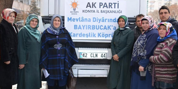 AK Parti Konya'dan Türkmenlere Yardım