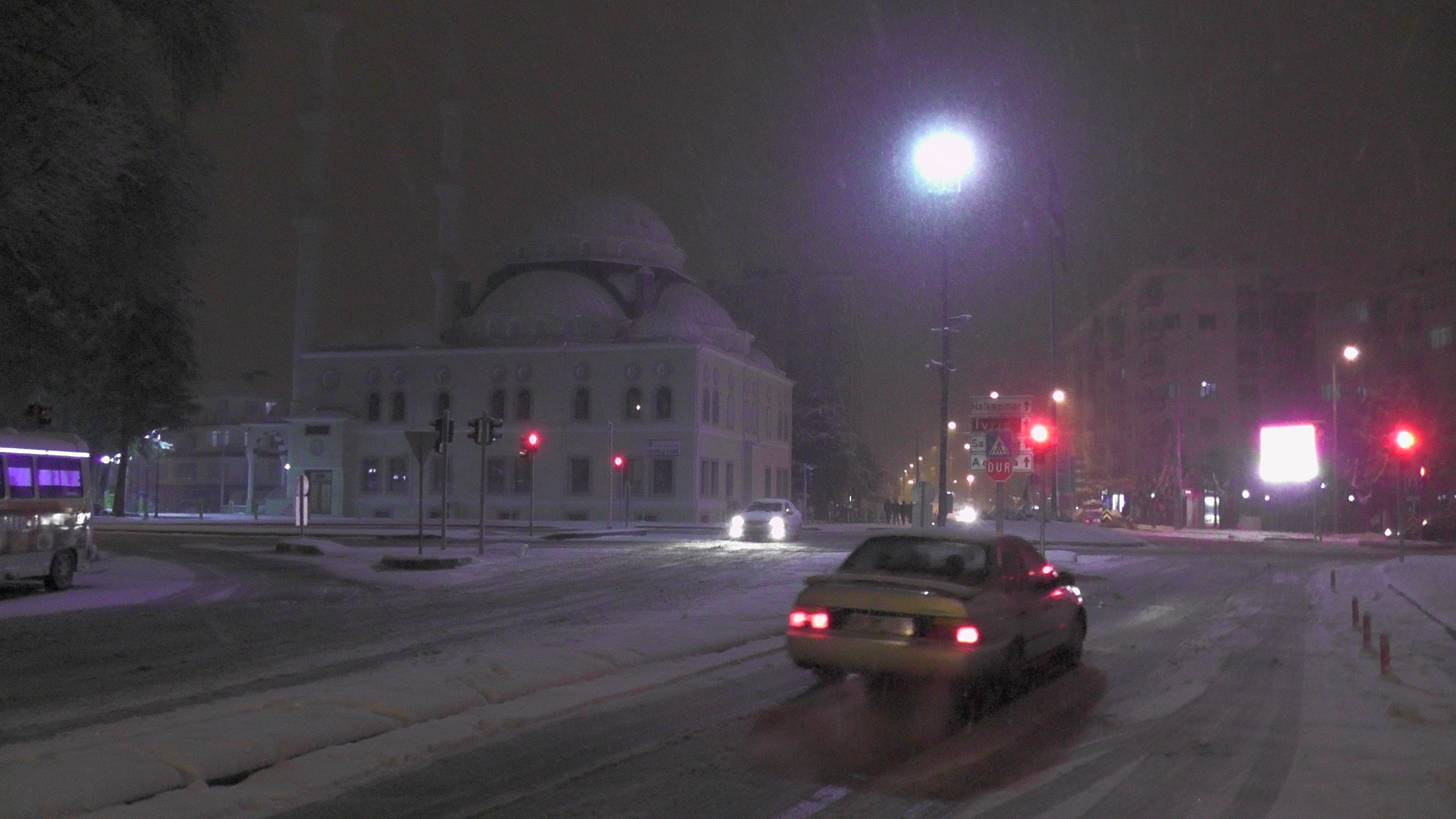 Ereğli de Kar Sevinci