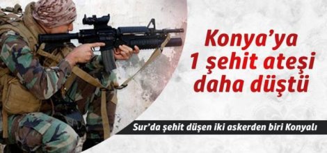 Şehit Ateşi Akşehir’e Düştü