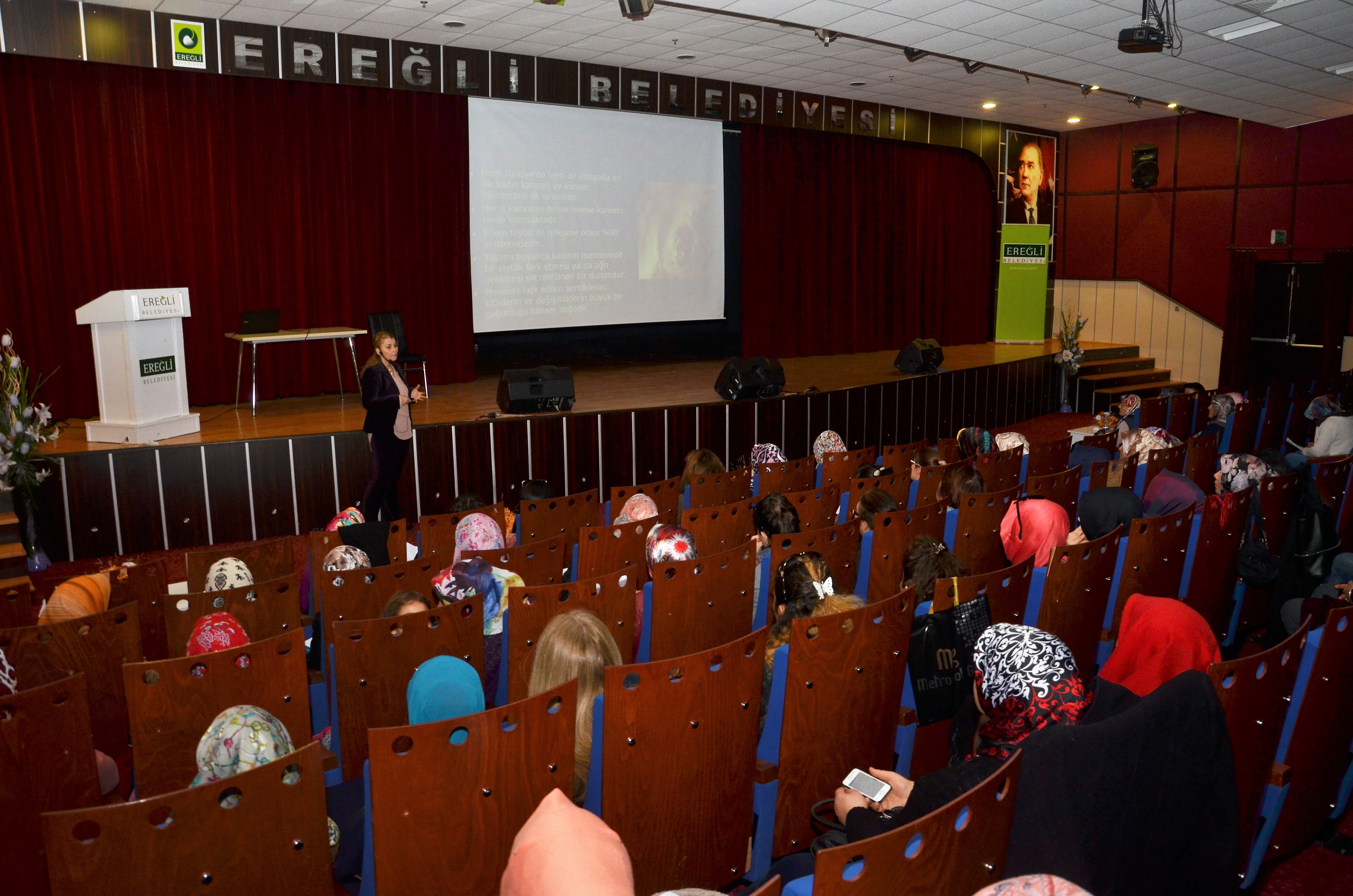 Belediye ve Komekten Kadınlara Seminer