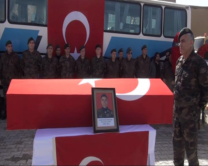 ŞEHİT MUSTAFA ÇETİN’ SON YOLCULUĞUNA UĞURLANDI