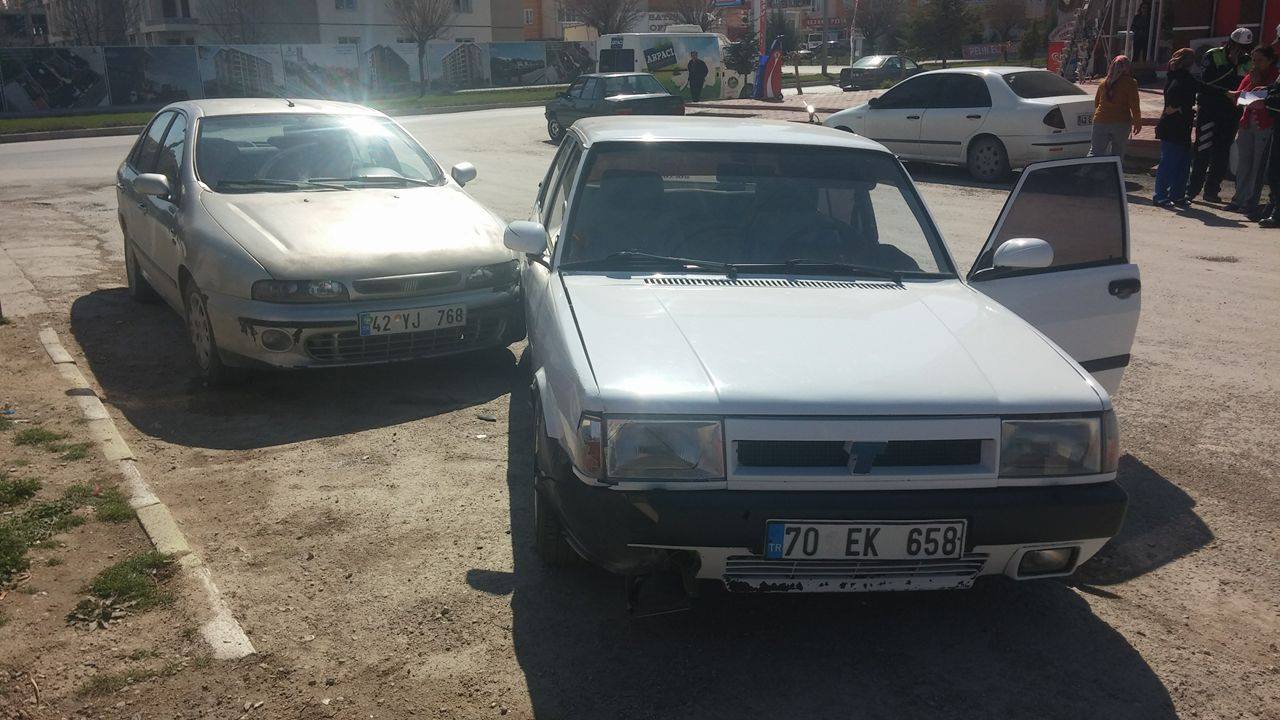 Hastane Yolunda Trafik Kazası: 1 Yaralı