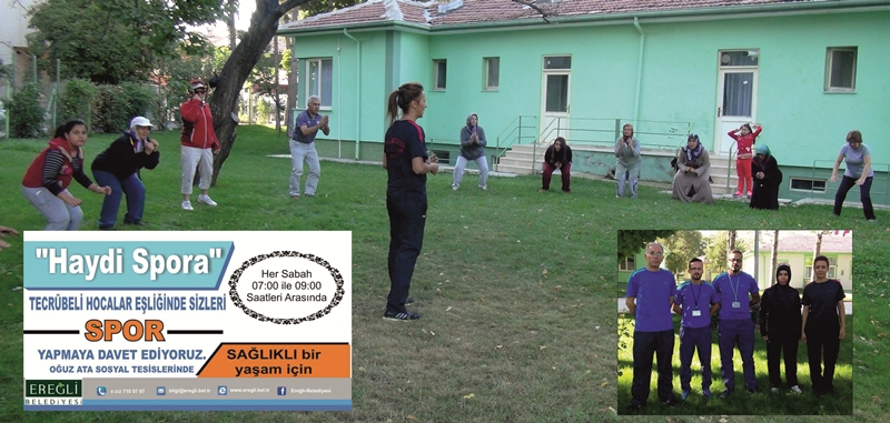 Ereğli Belediyesinden Spora Davet