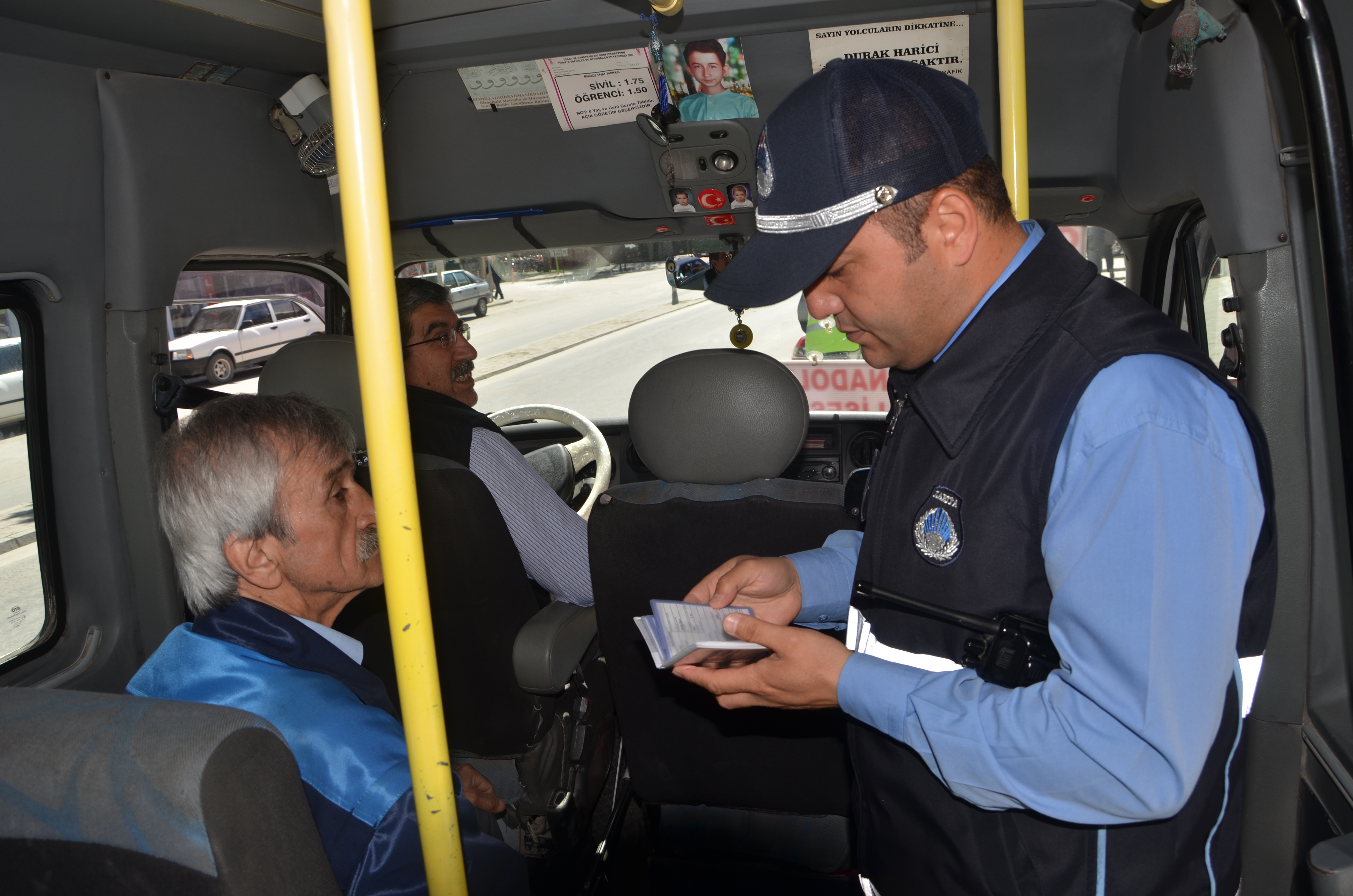 Zabıta'dan Servis Araçlarına Denetim