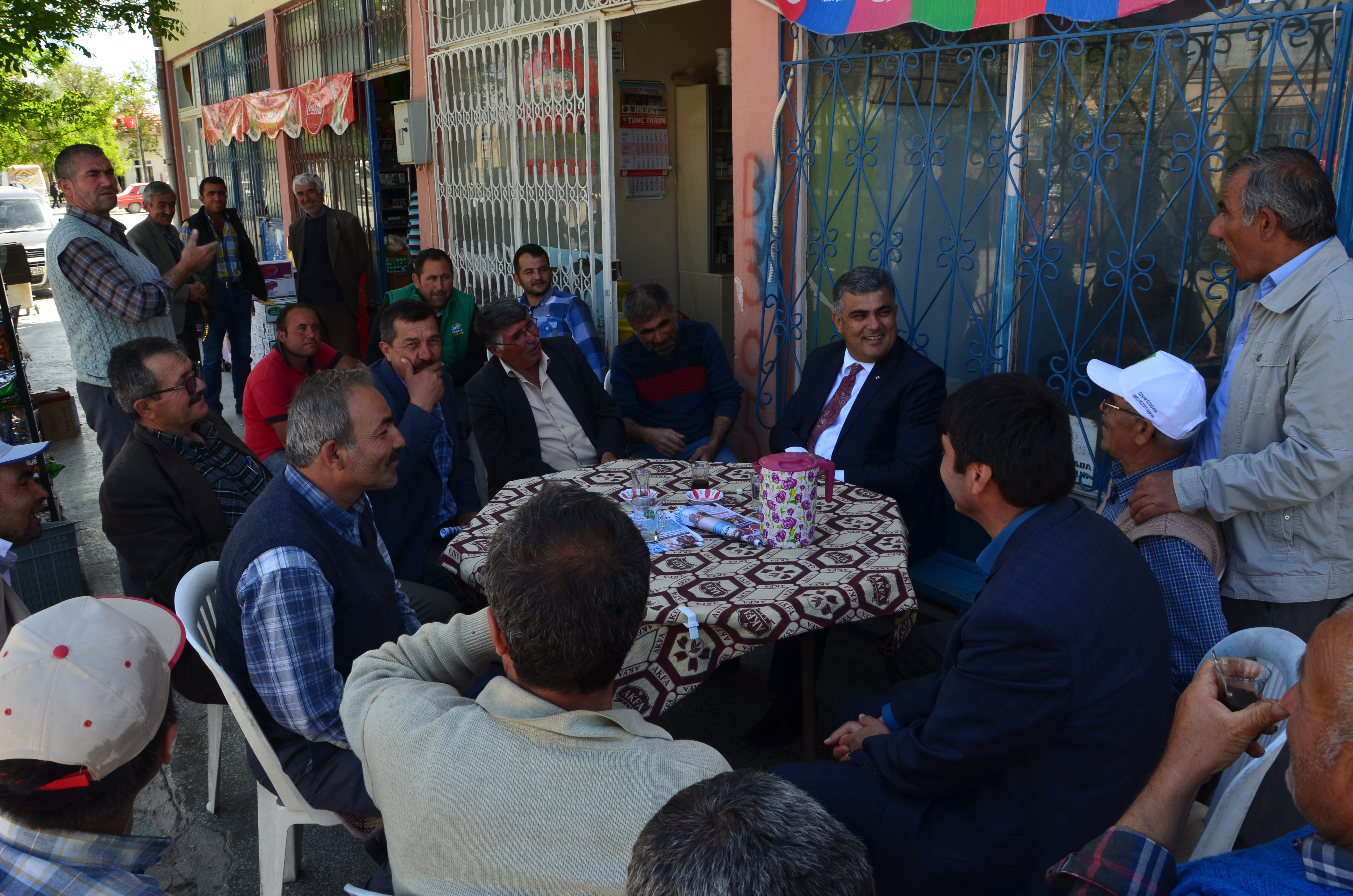 Başkan'dan Kutören ve Belkaya'ya Ziyaret