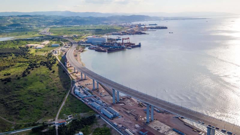 Osmangazi Köprüsünde Lagün Değişikliği